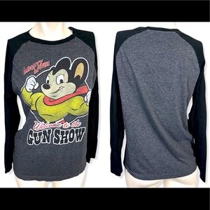 VTG Mighty Mouse long sleeve shirt M
